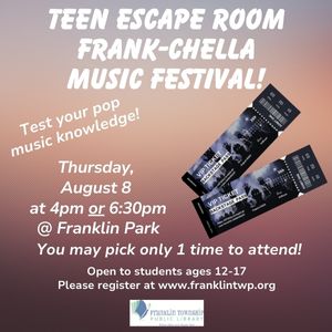 Teen Escape Room &#8211; Music Festival!