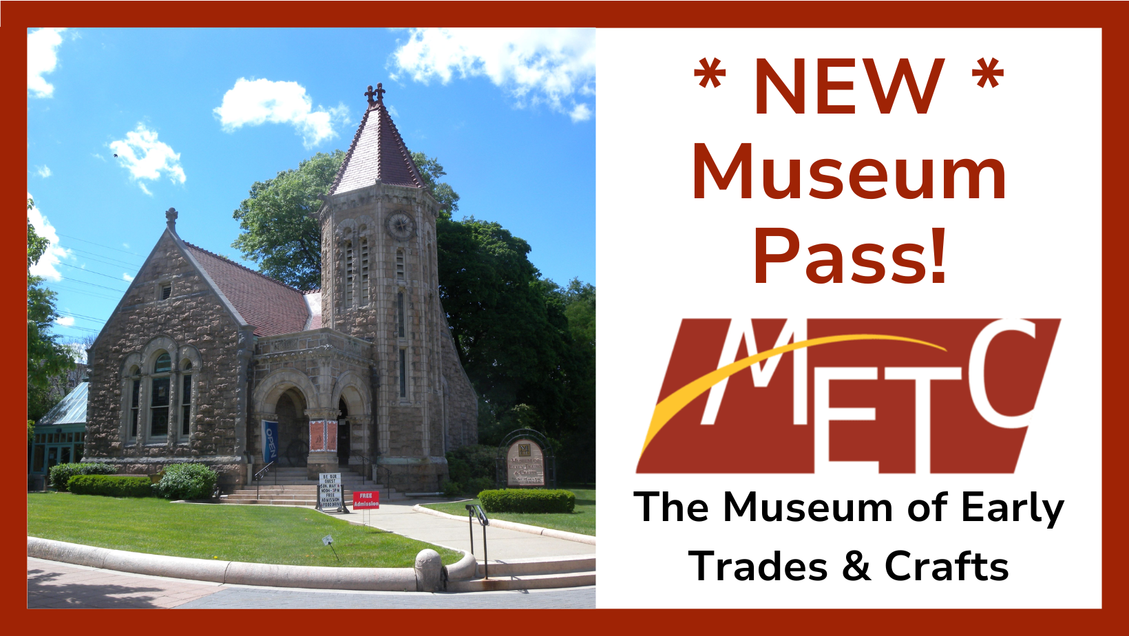 New Museum Pass: The Museum of Early Trades &amp; Crafts Located in Madison, NJ!